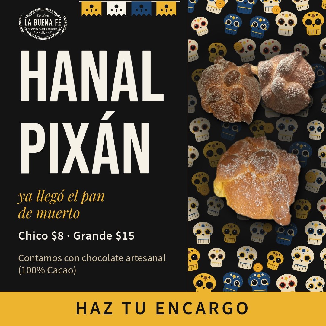 Pan de muerto — La Buena Fe